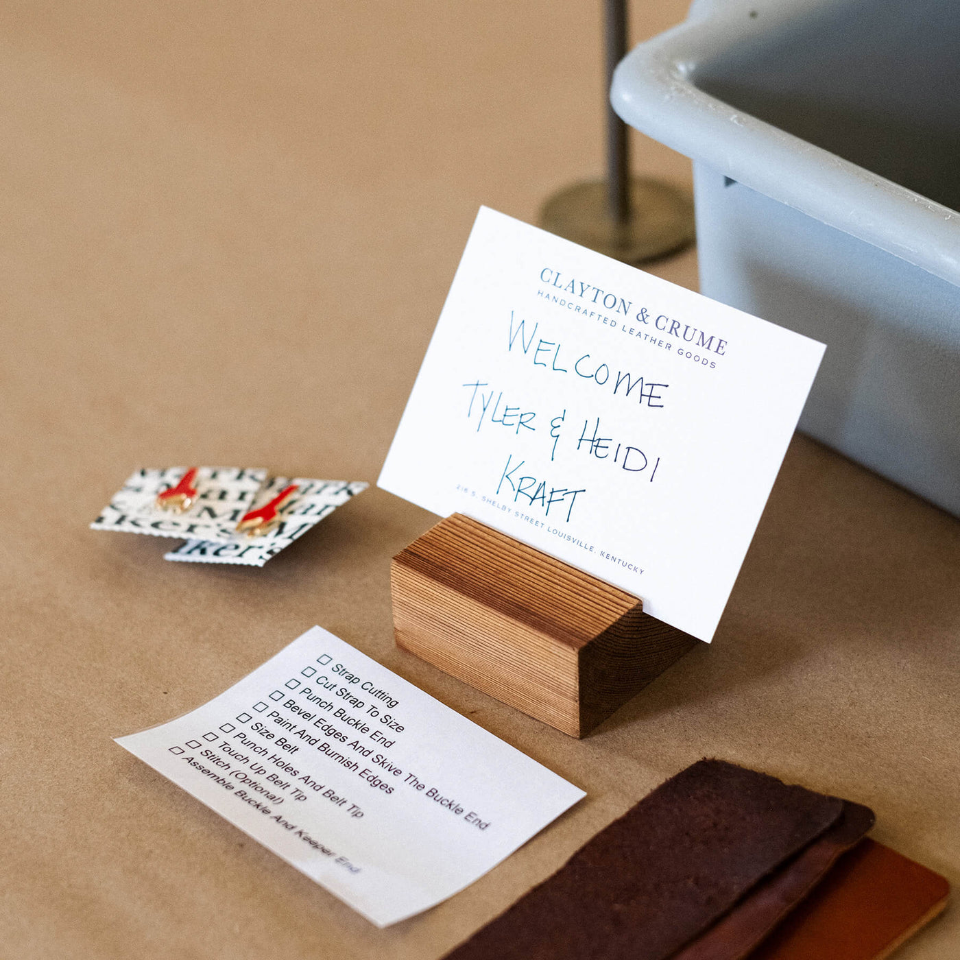 Valentine’s Day Belt Making Workshop