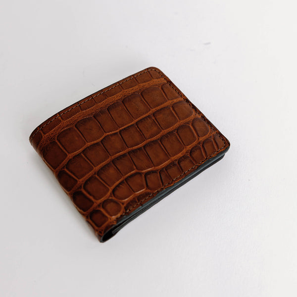 Chestnut Alligator Traditional Bifold