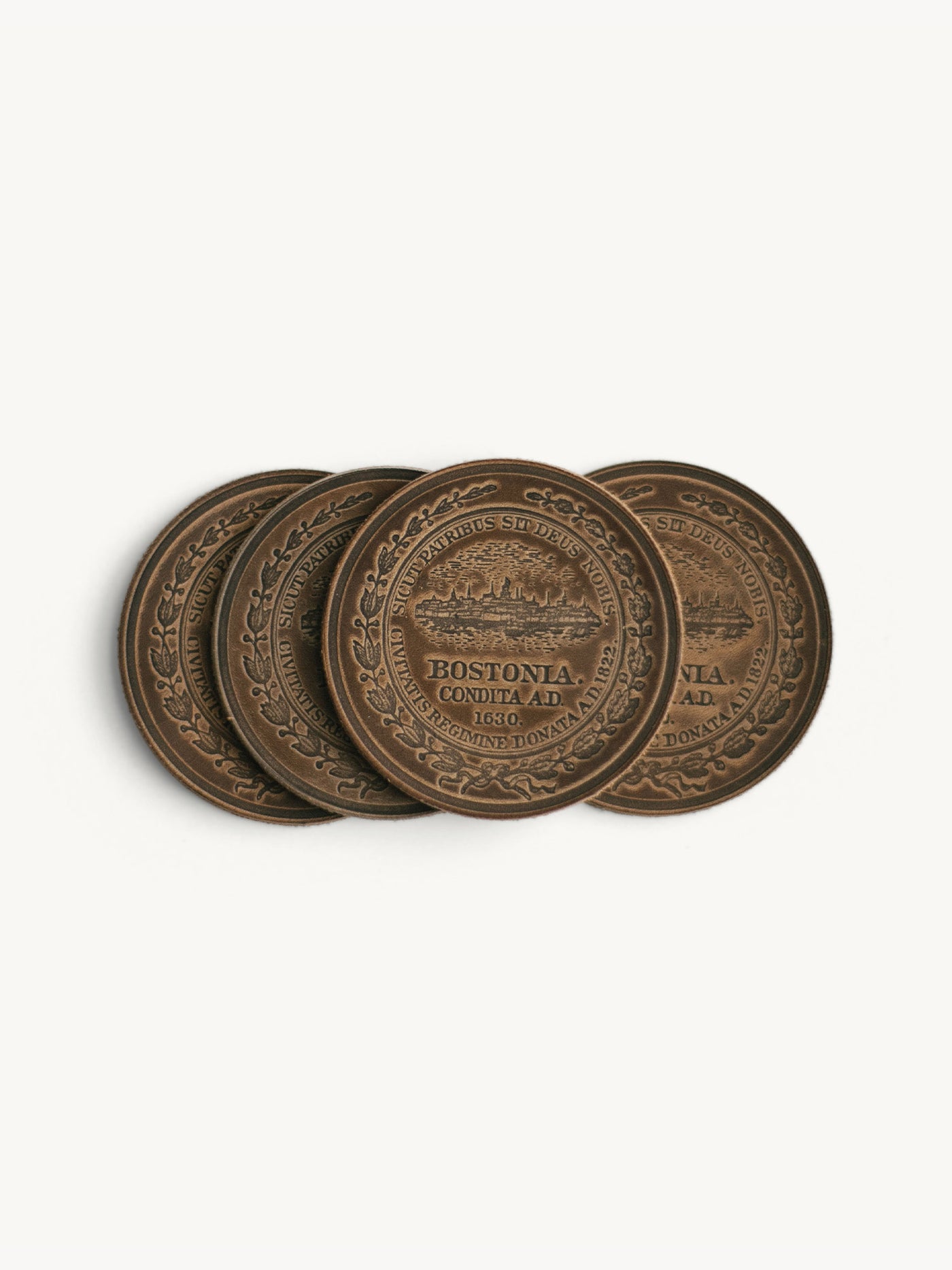 Boston Massachusetts City Seal Coasters