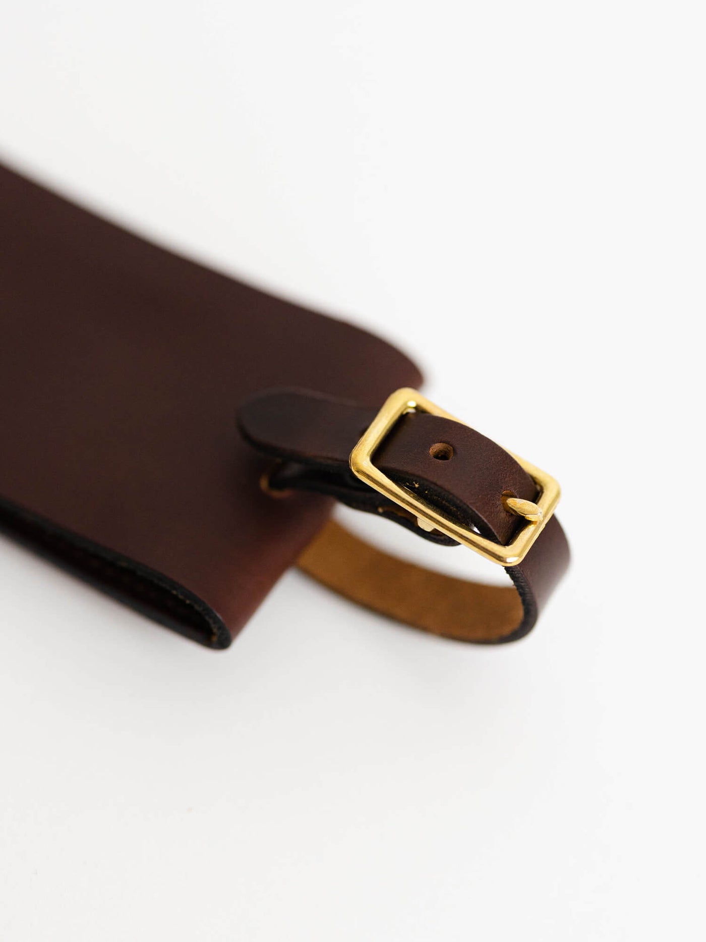 Dark Brown Luggage Tag