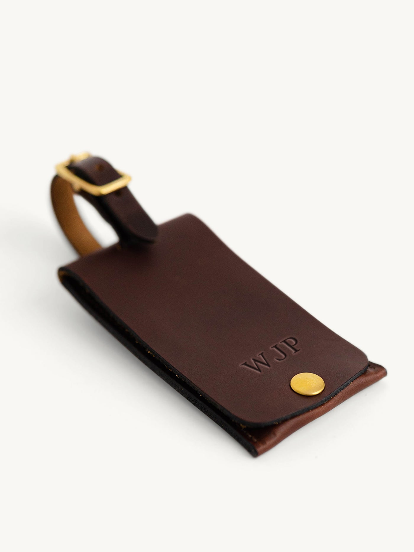 Dark Brown Luggage Tag