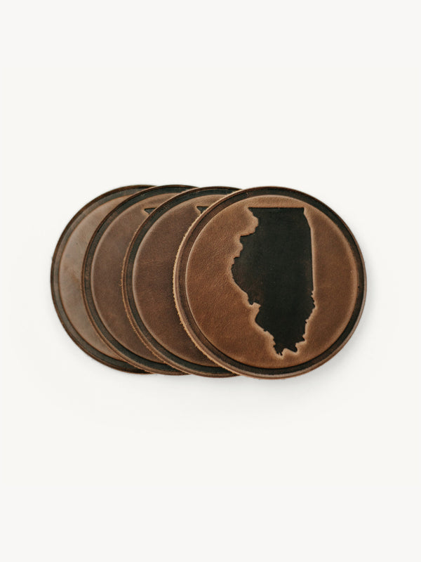 Illinois Circle Coasters