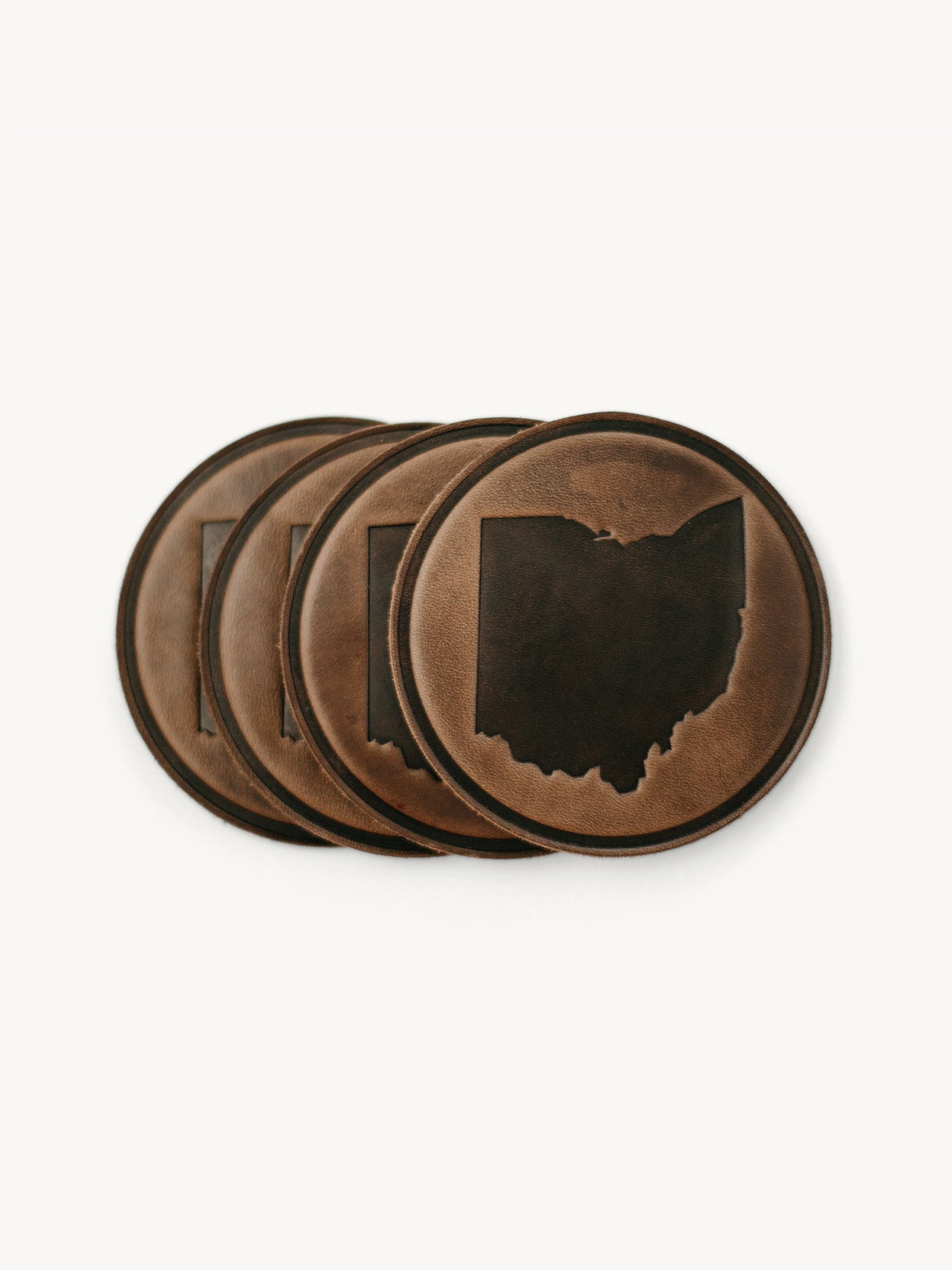 Ohio Circle Coasters