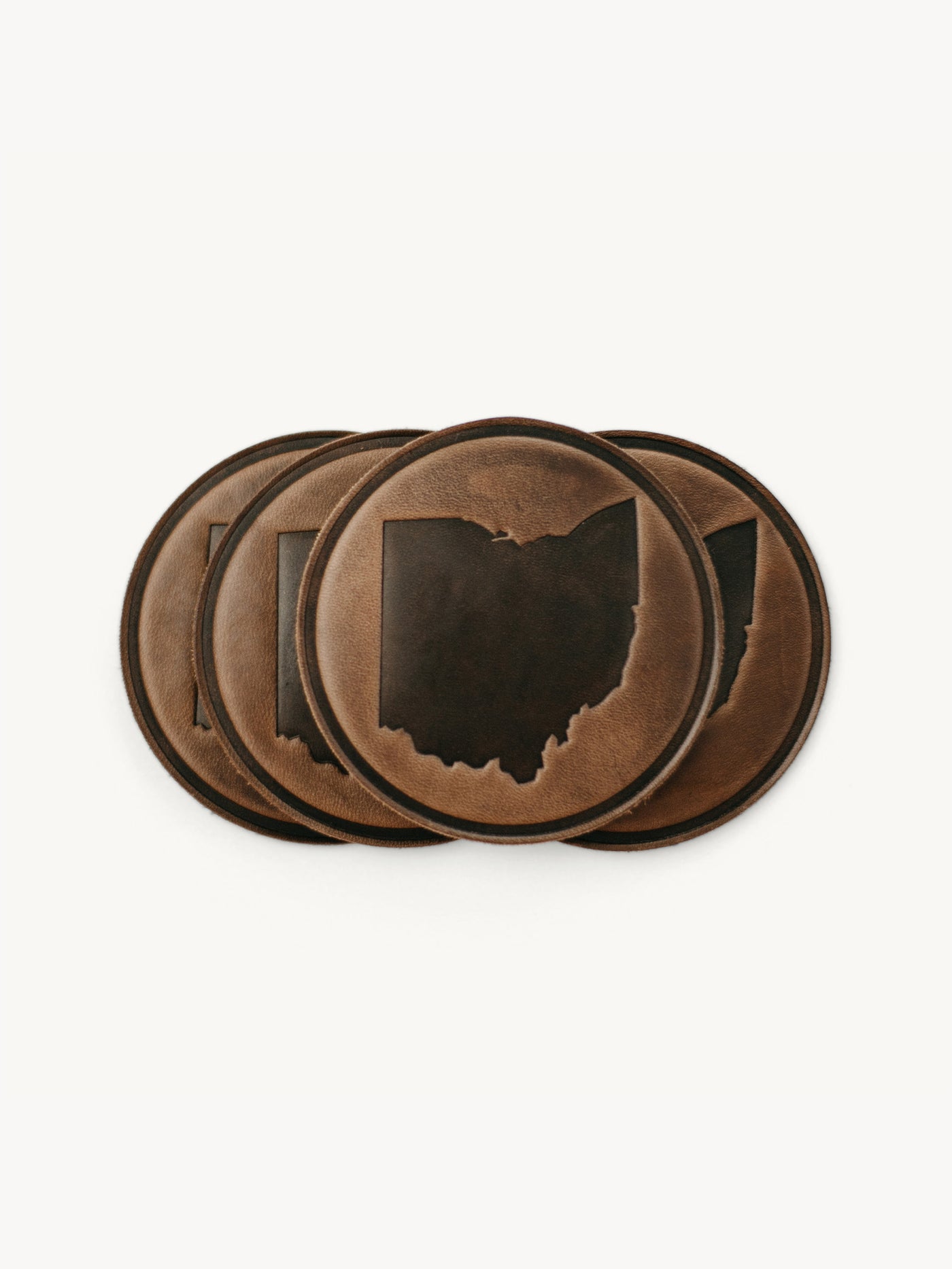 Ohio Circle Coasters