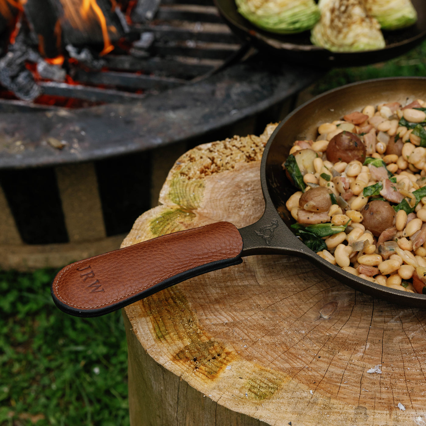 Leather Skillet Sleeve