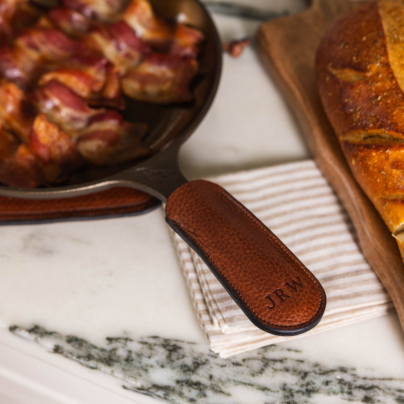 Leather Skillet Sleeve