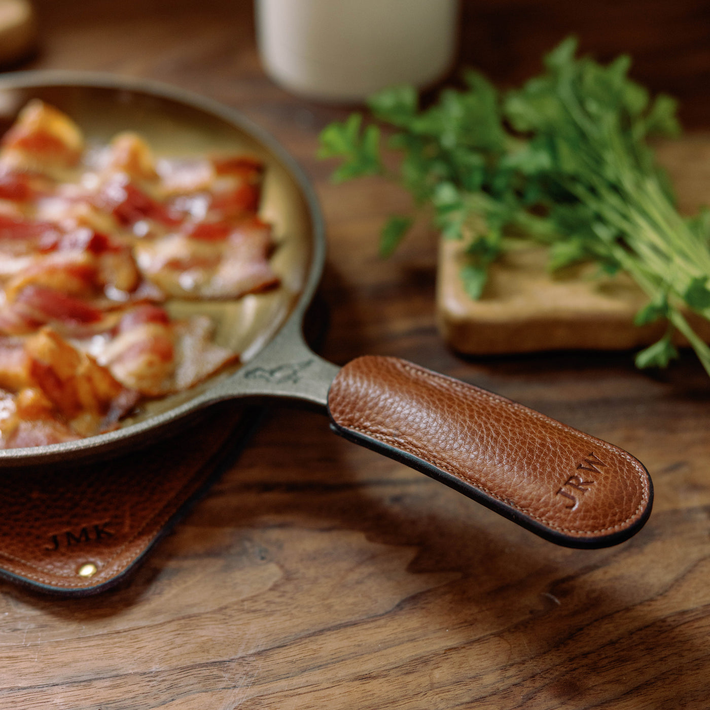 Leather Skillet Sleeve