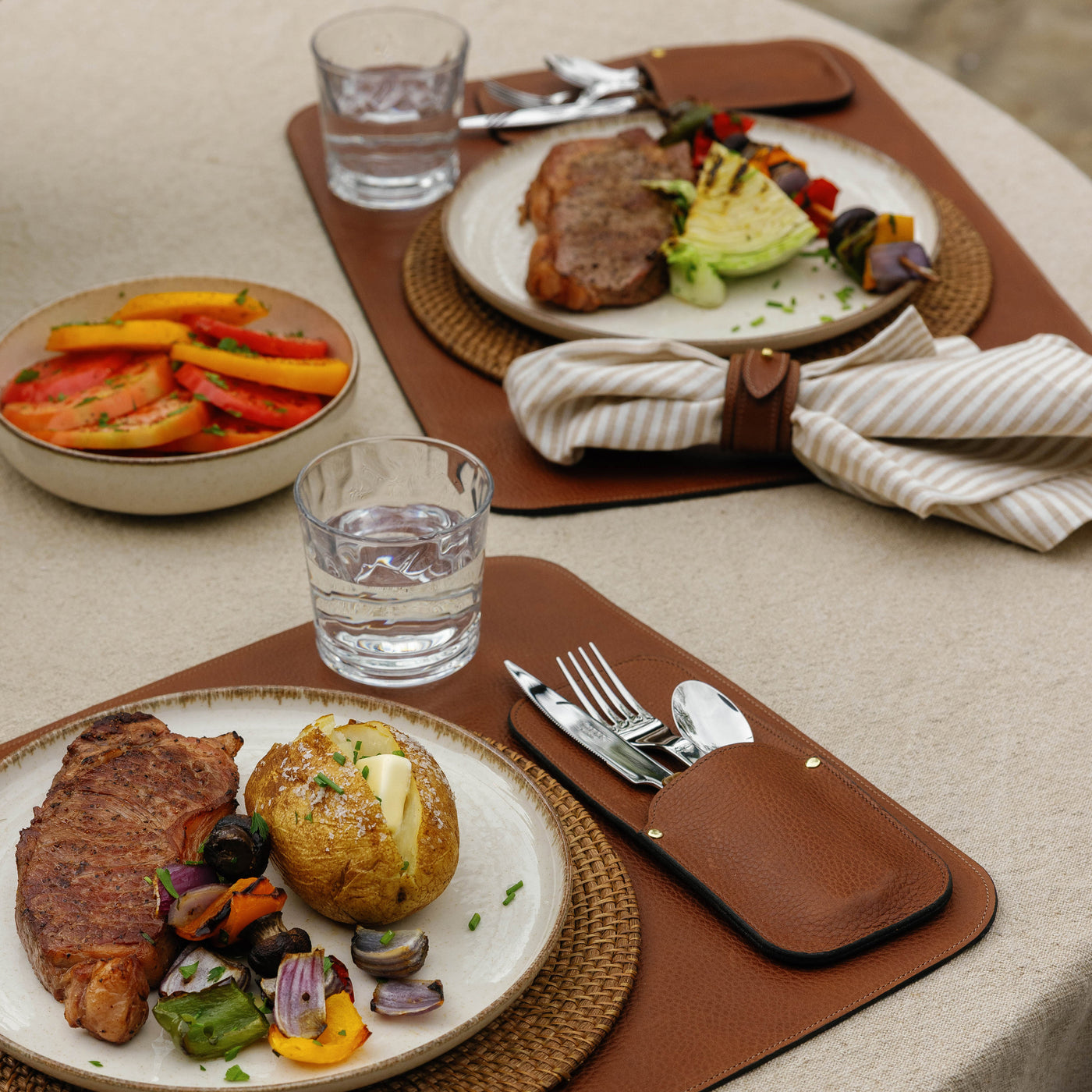 Leather Utensil Holder