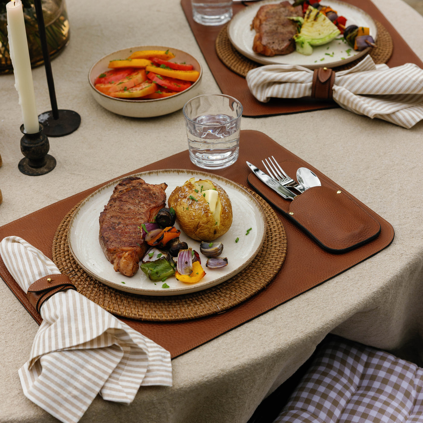 Leather Utensil Holder