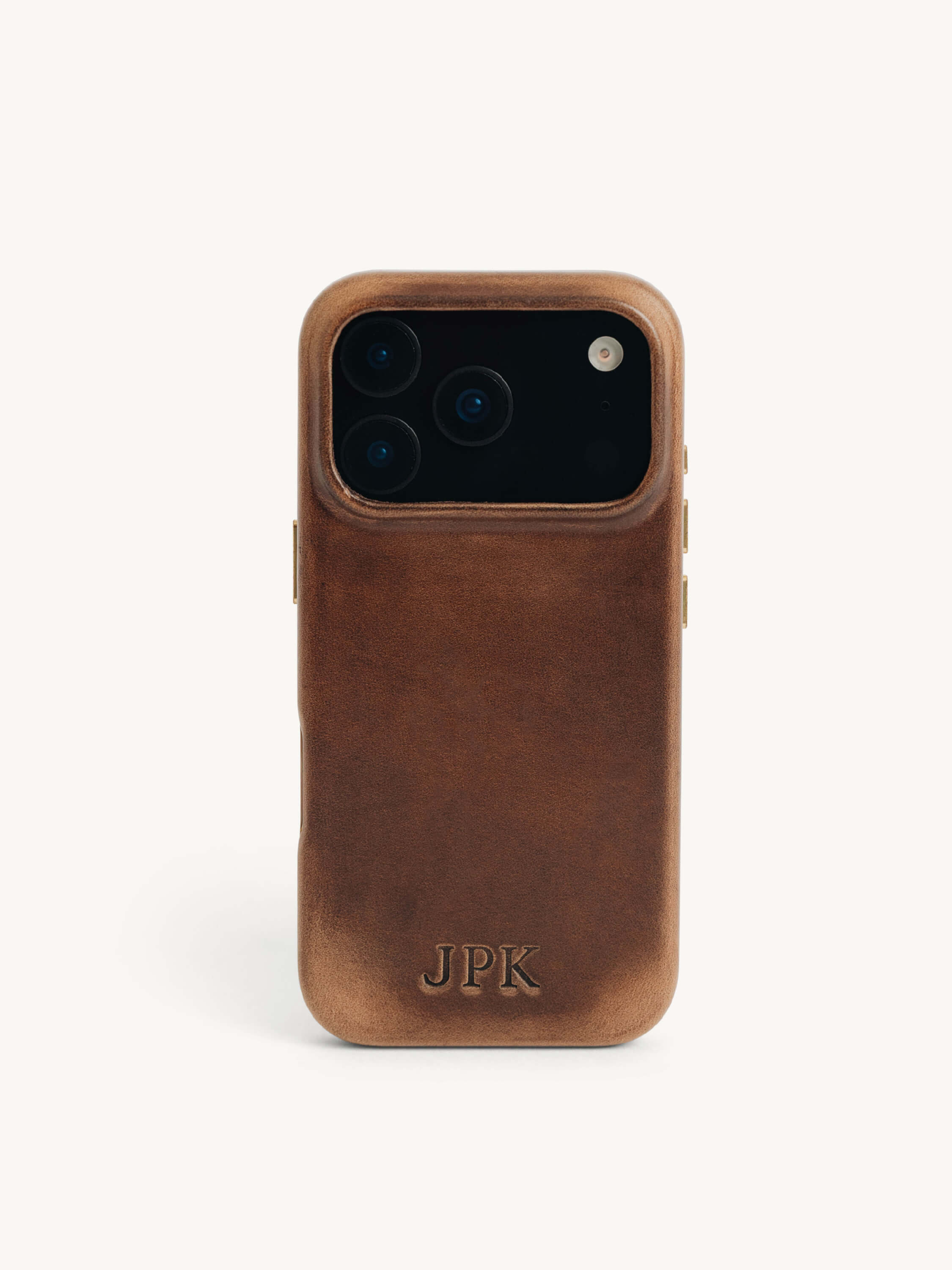 The Monogrammed Leather Phone Case The Monogrammed Leather Phone Case