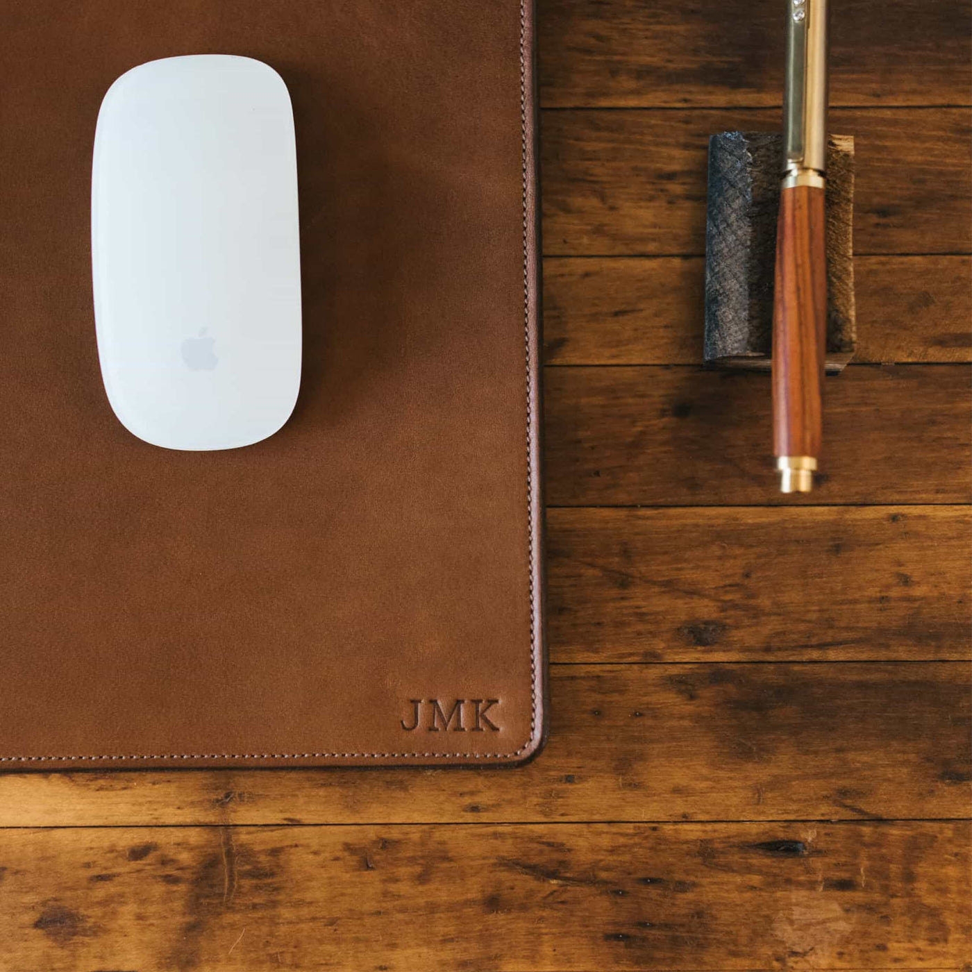 Leather Desk Pad Free Monograms