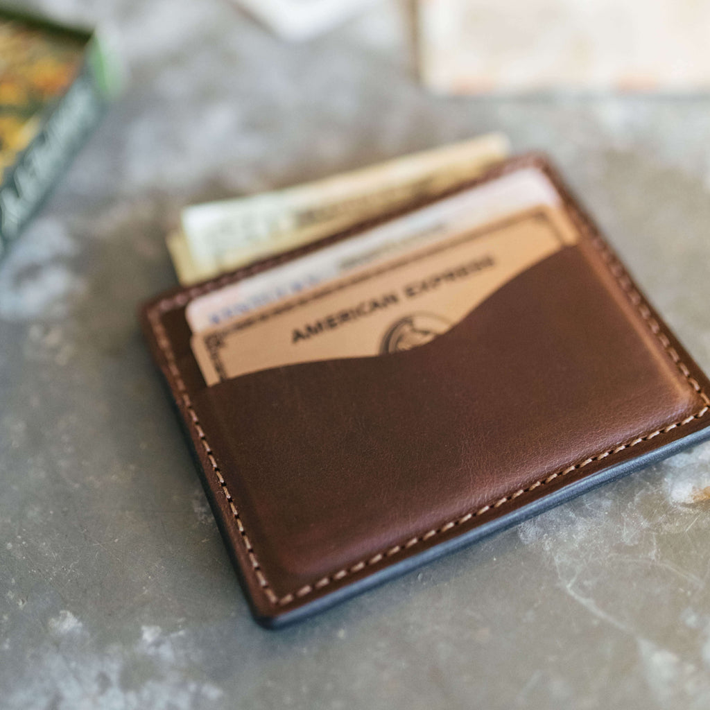 Men's Leather Wallet Tan/crum : 1416