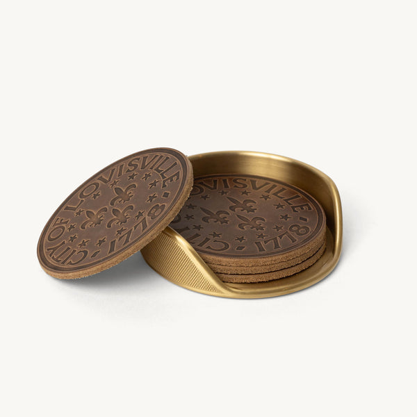 Brass Coaster Holder