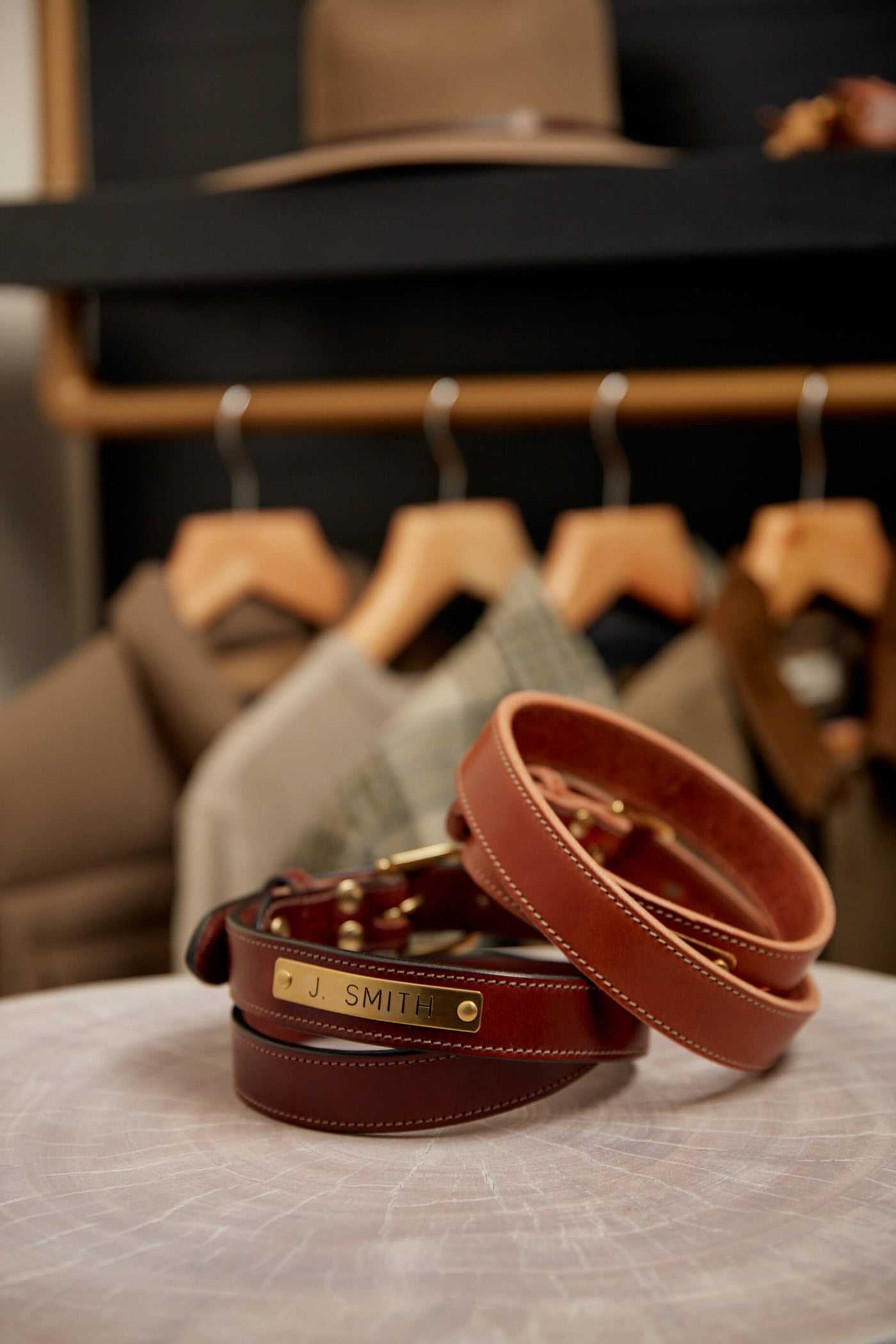 Traditional Stitched Belt – Clayton & Crume