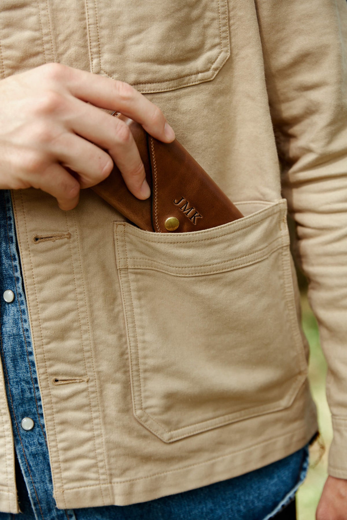 The Leather Sunglass Case Clayton & Crume