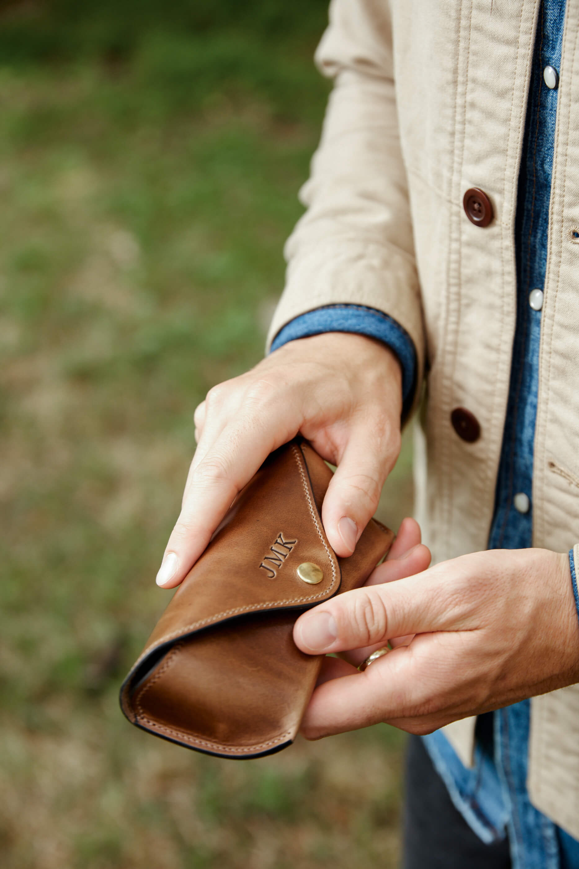 The Leather Sunglass Case – Clayton & Crume