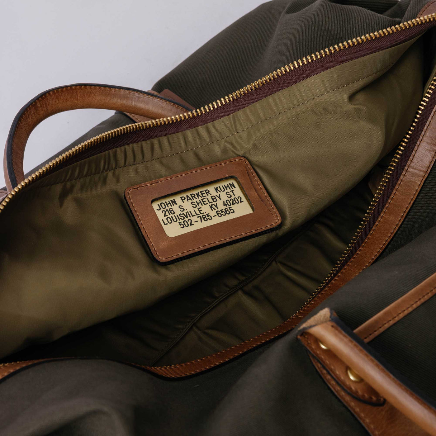 Custom Brass Name Tag