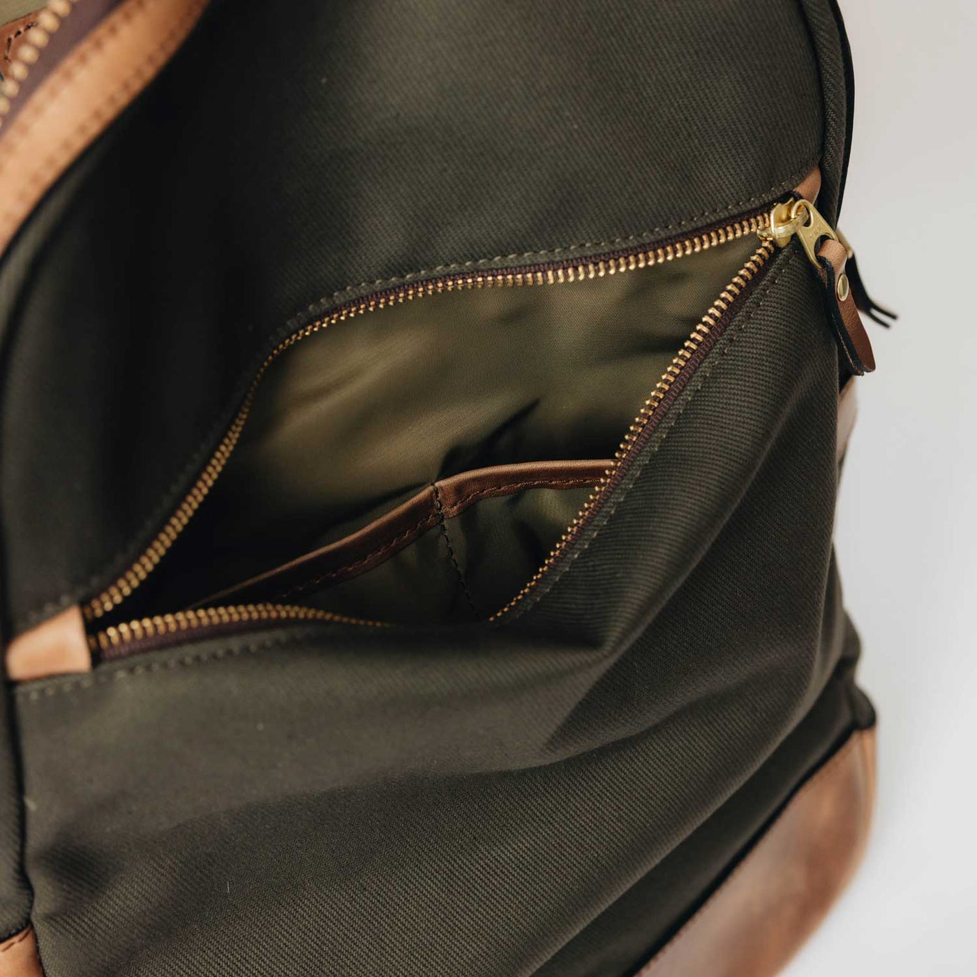 bill roms canvas and leather backpack Canvas Backpack – Clayton & Crume