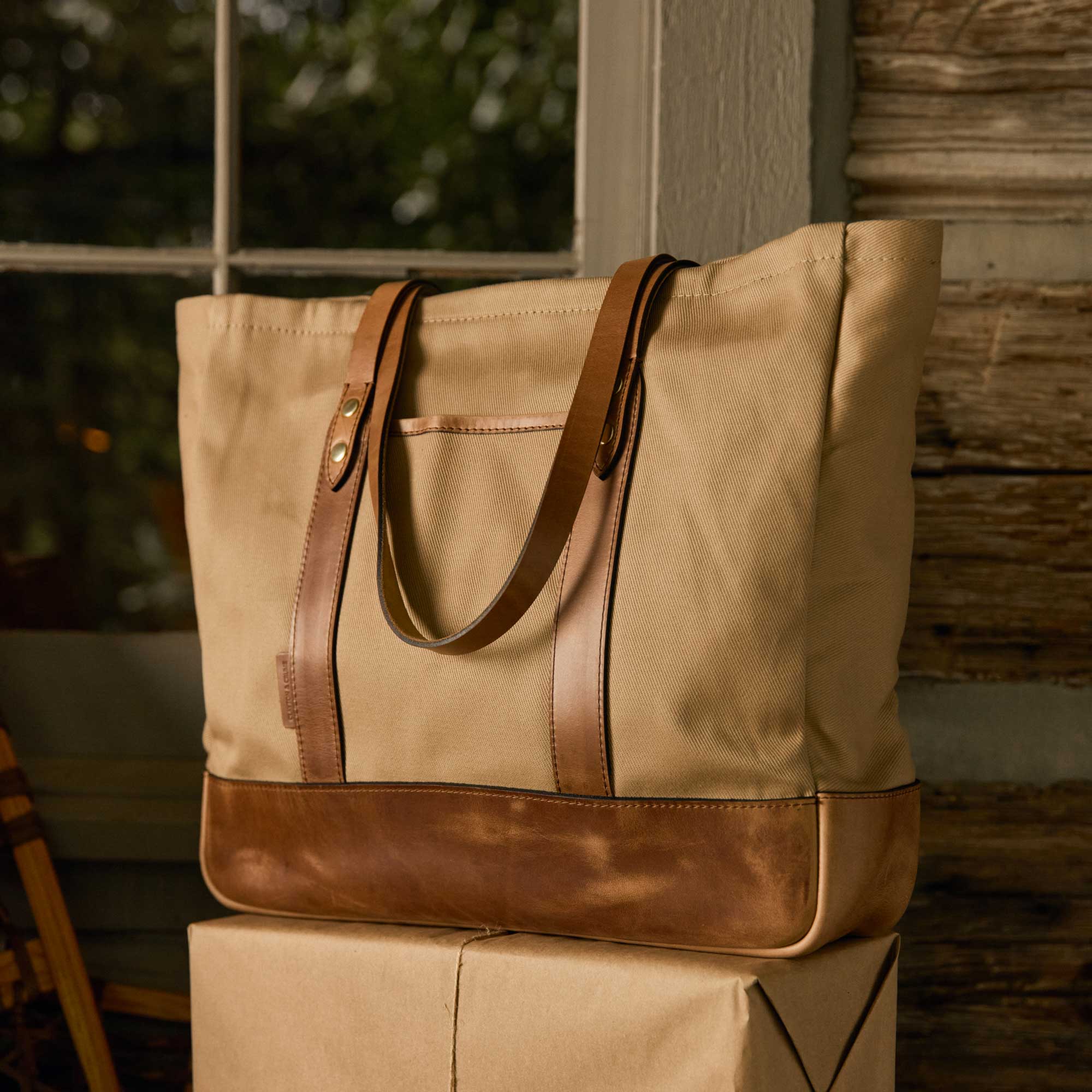 Canvas Market Tote – Clayton & Crume