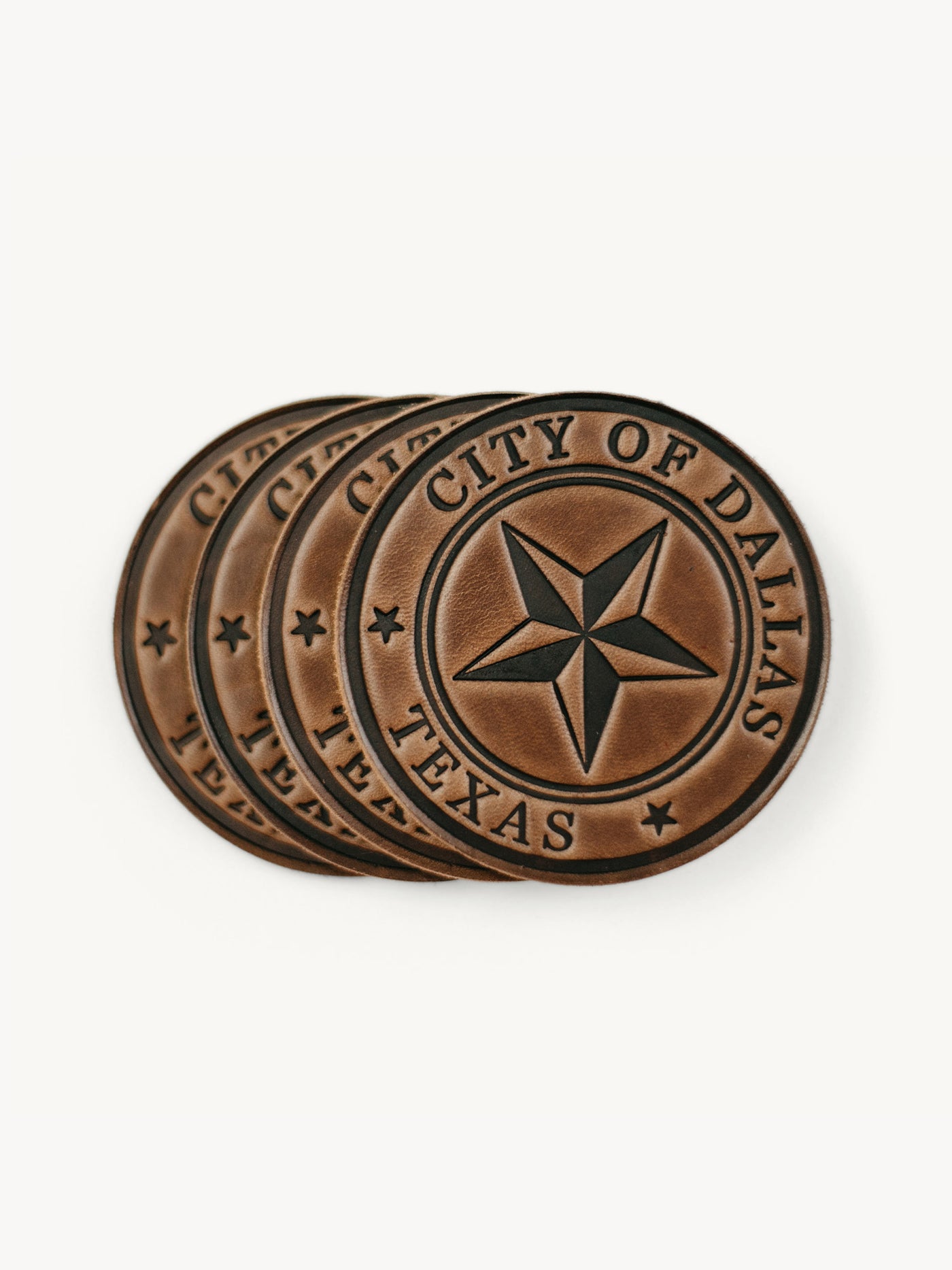 Dallas Texas City Seal Coasters