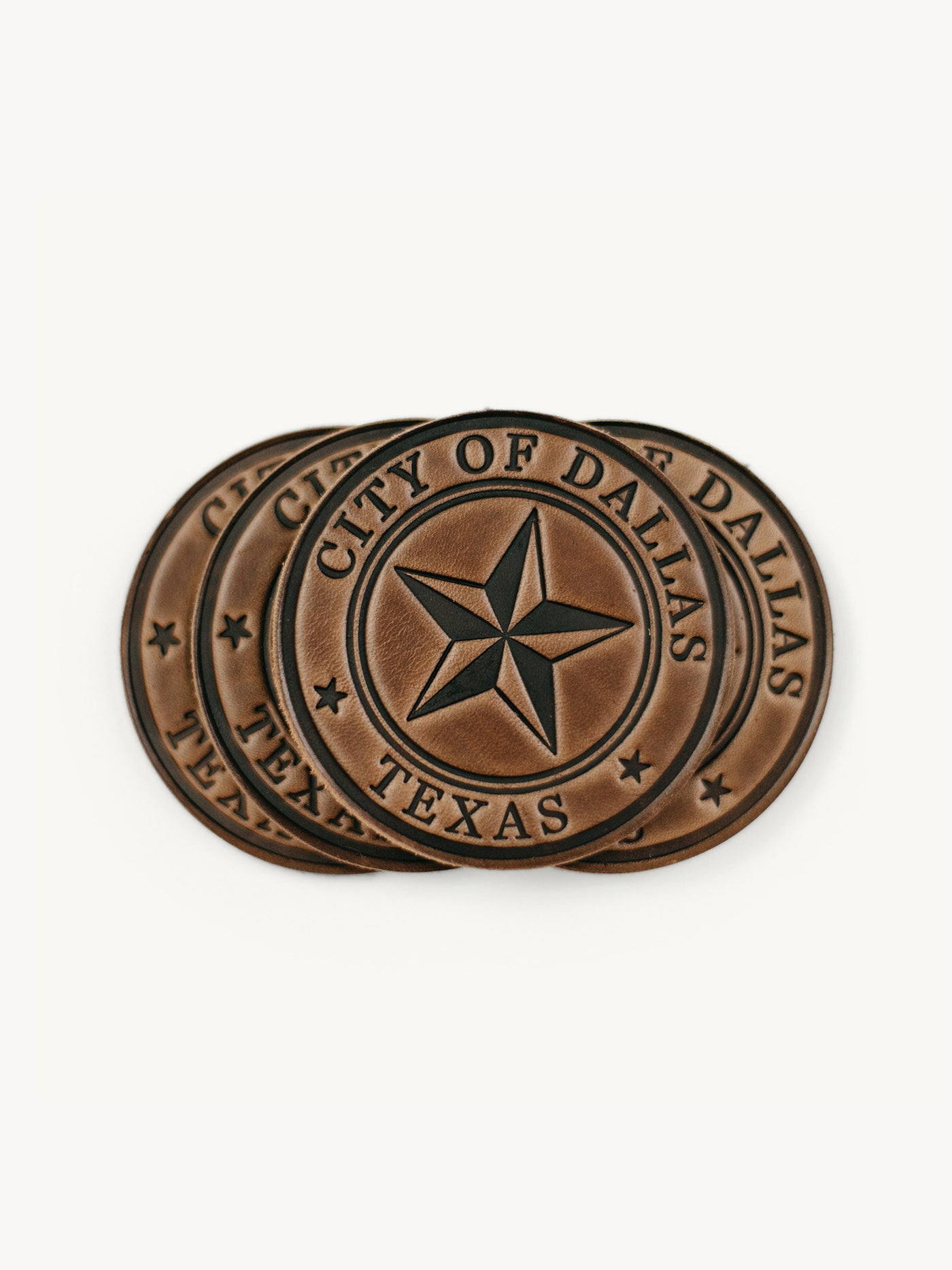 Dallas Texas City Seal Coasters