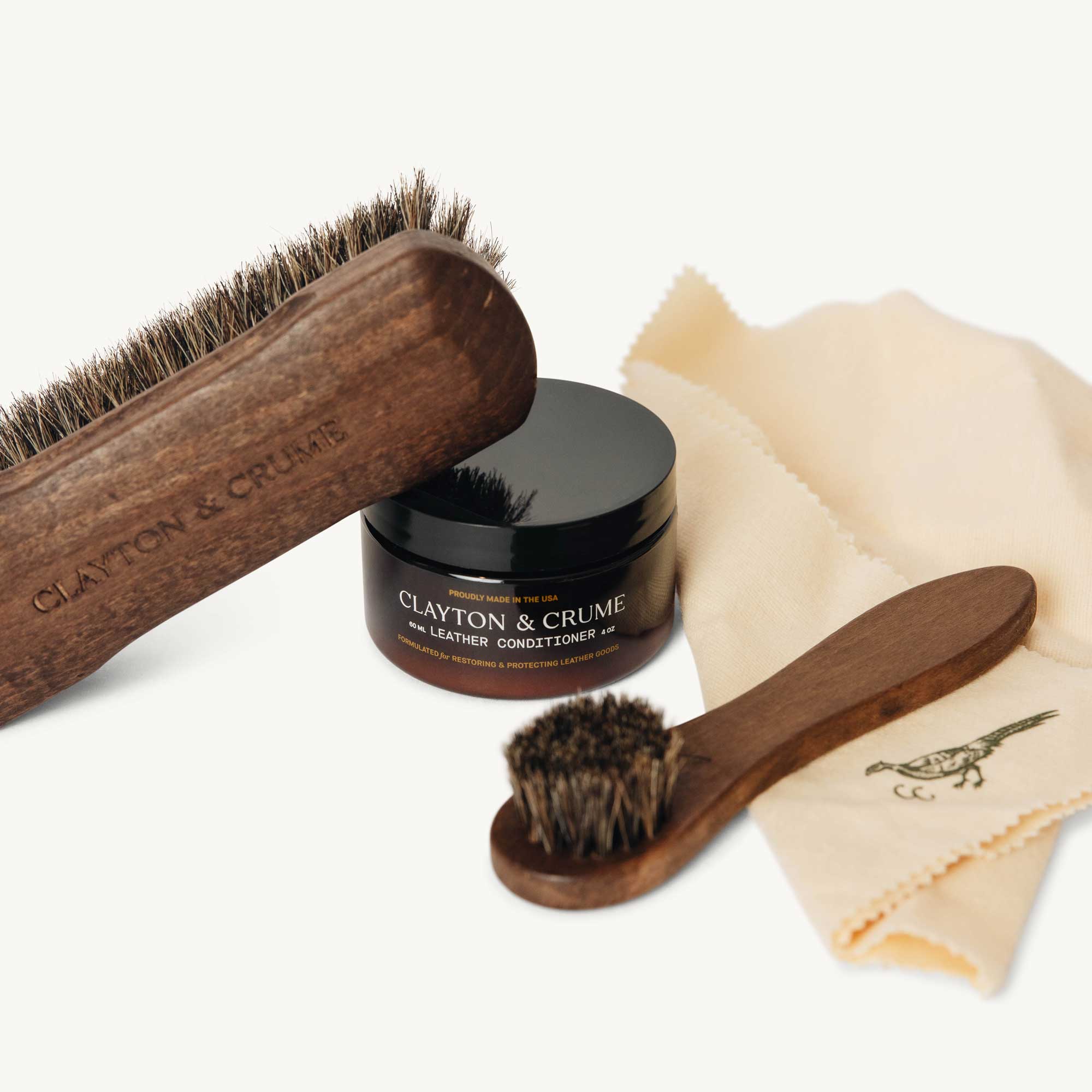 Leather Cleaning Kit – Clayton & Crume
