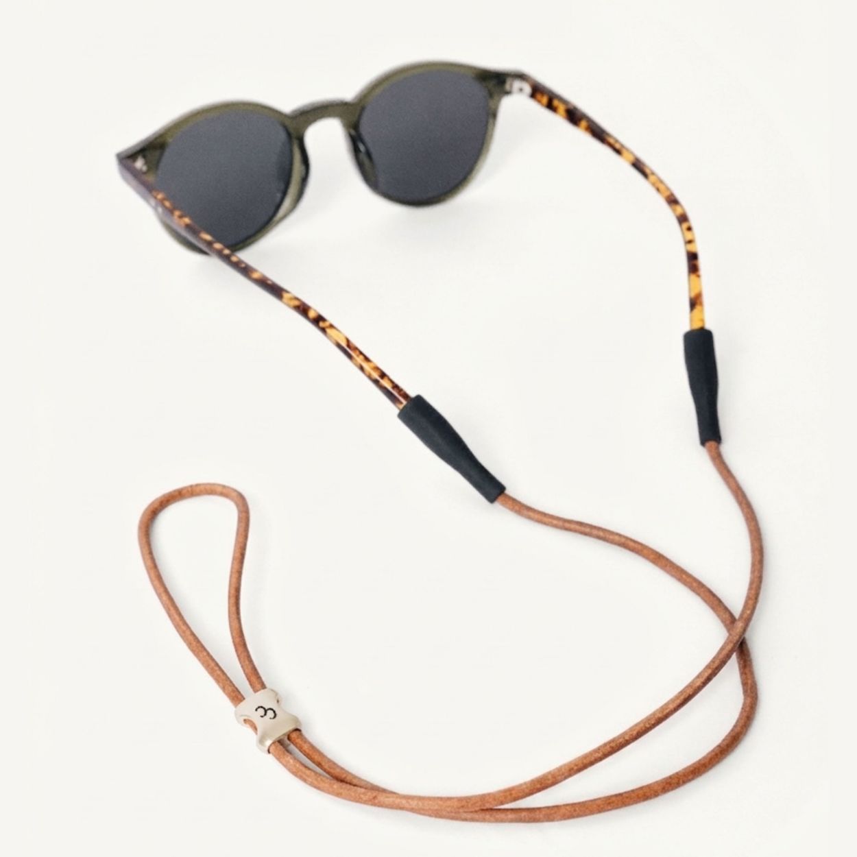 Corded Leather Sunglass Strap – Clayton & Crume