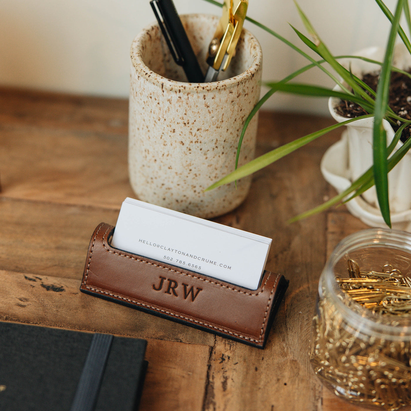 Desktop Business Card Holder