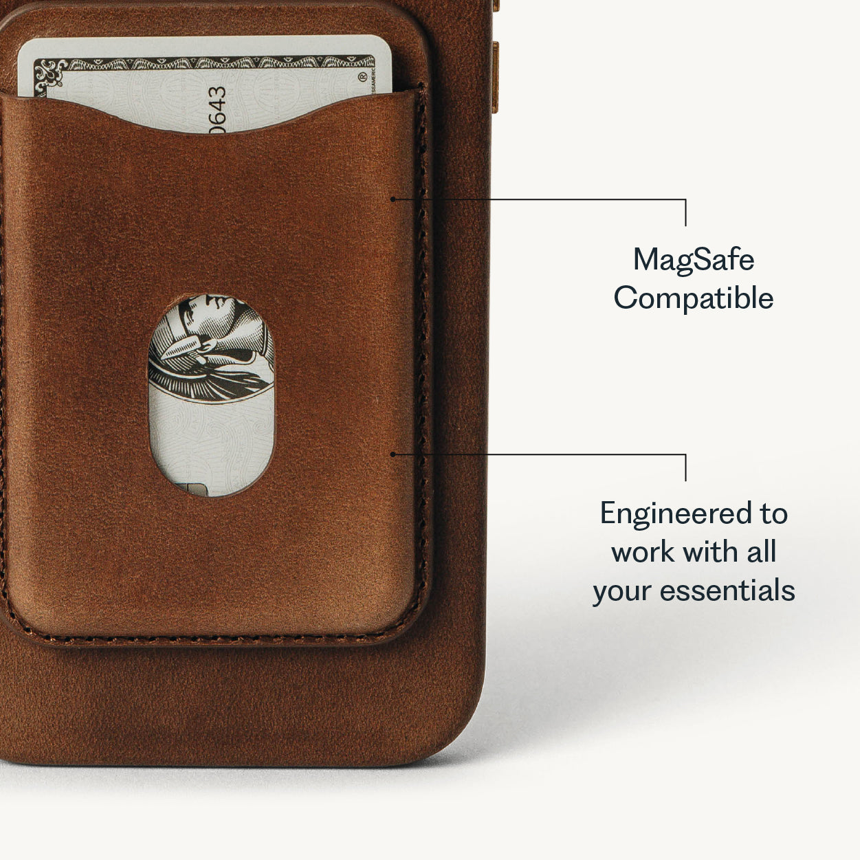 Leather MagSafe Wallet – Clayton & Crume