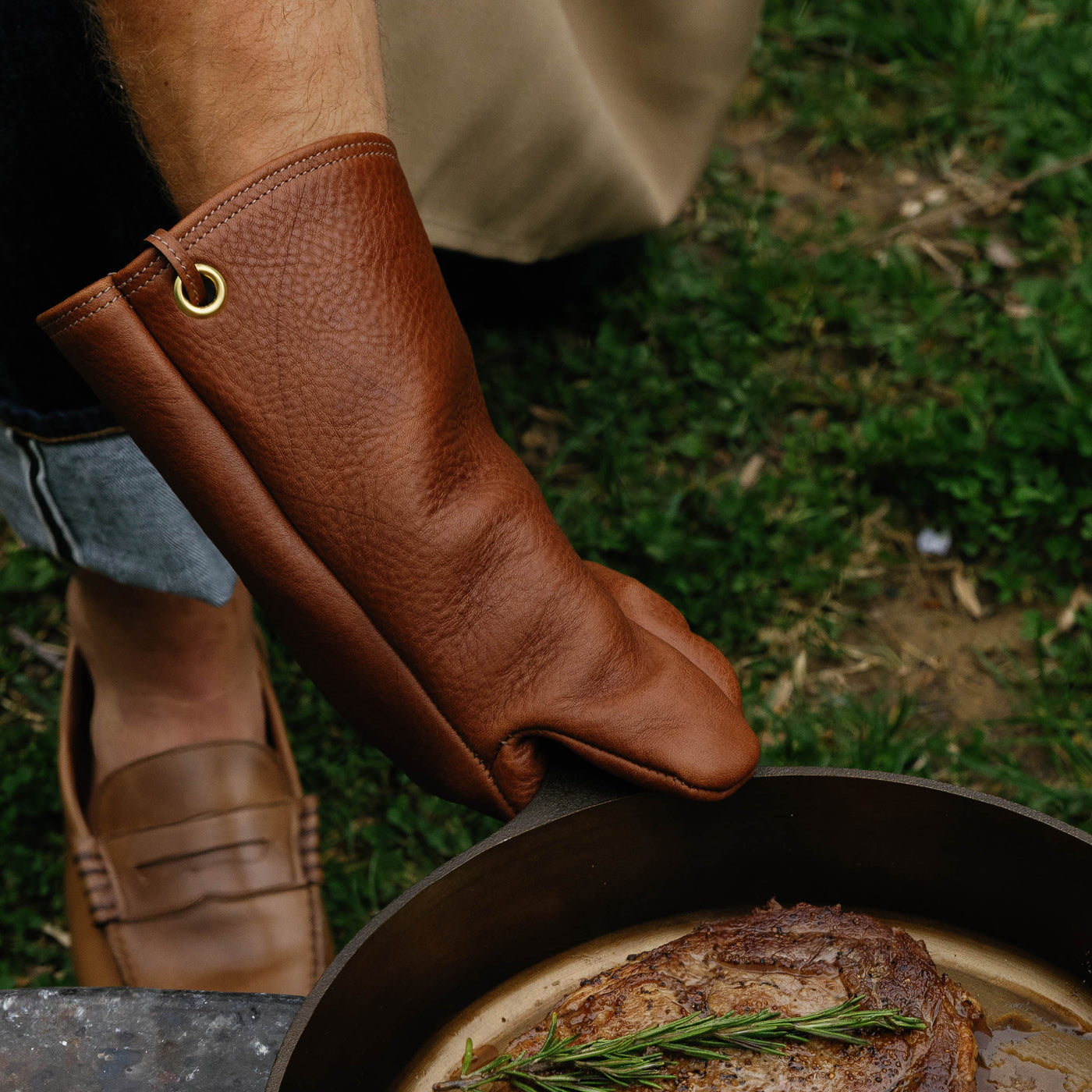 Leather Grill Mitt