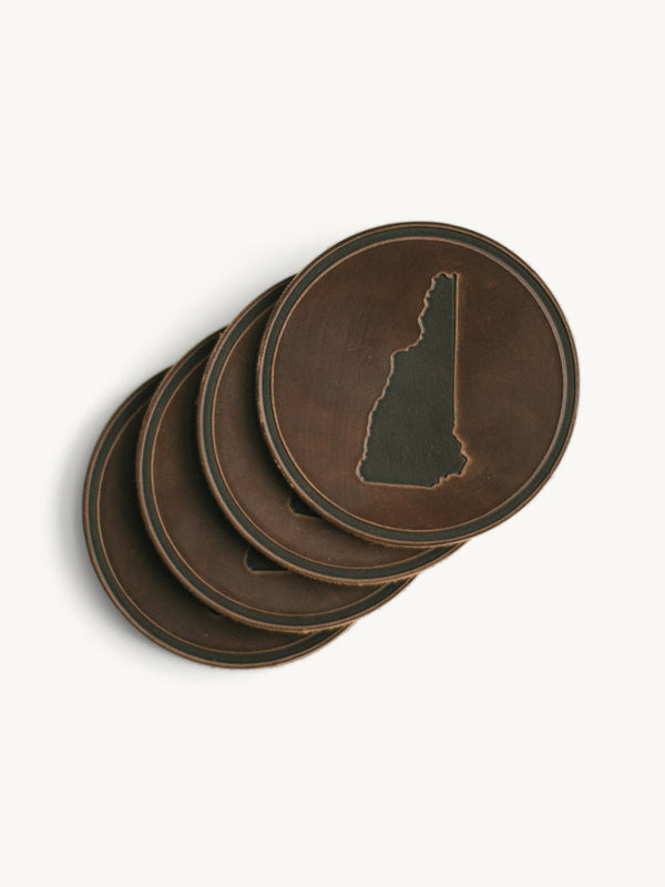 New Hampshire Circle Coasters