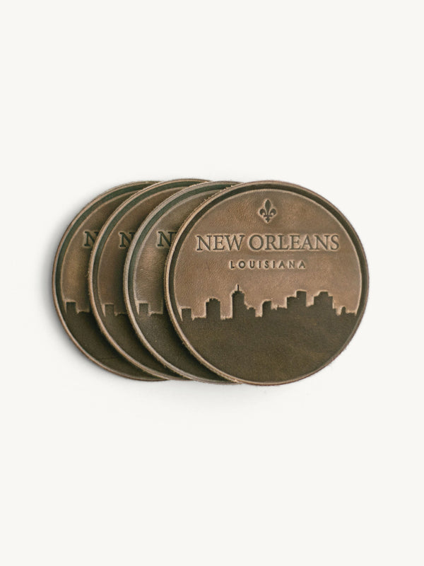 New Orleans Skyline Coasters