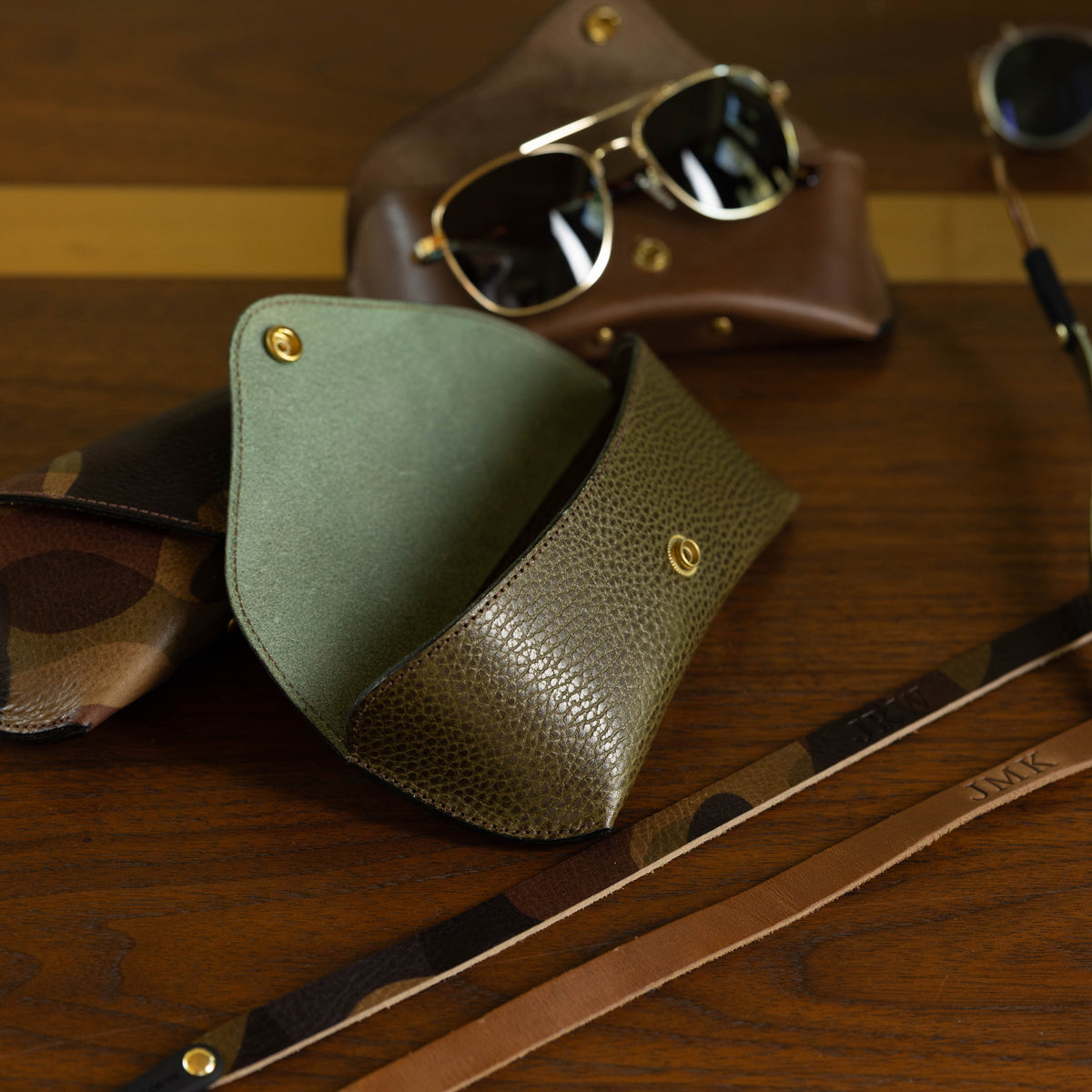 The Leather Sunglass Case – Clayton & Crume