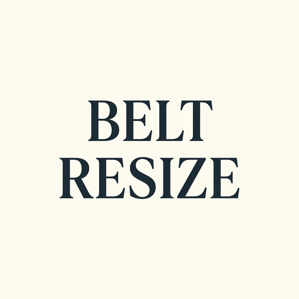 Belt Resize