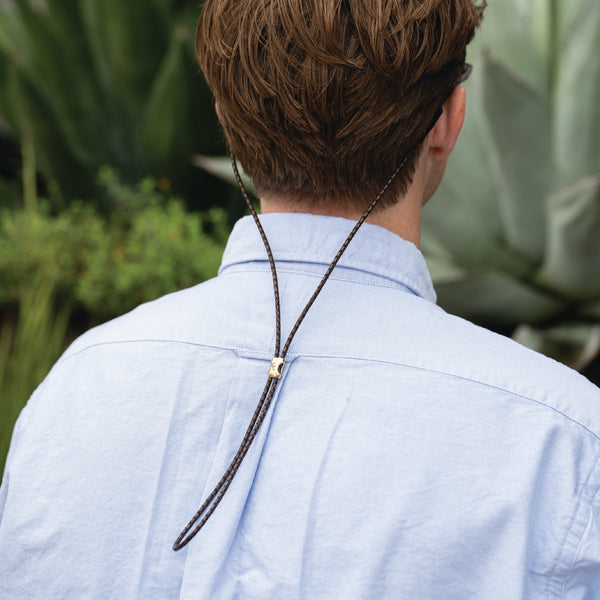 Braided Leather Sunglass Strap