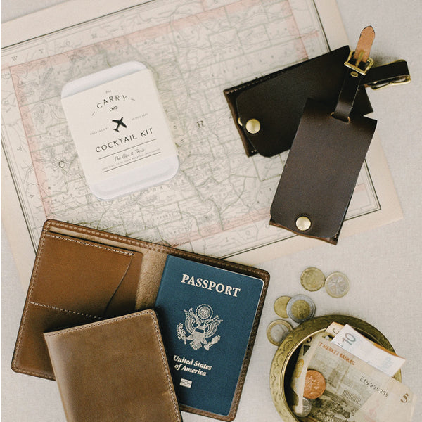 Dark Brown Luggage Tag