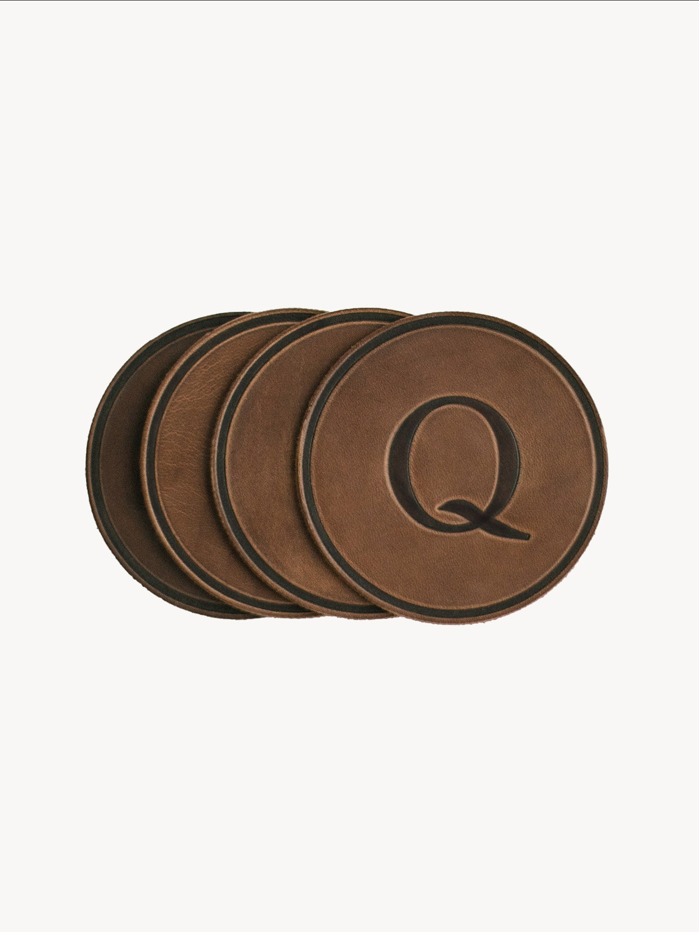 Monogrammed Circle Coasters – Clayton & Crume