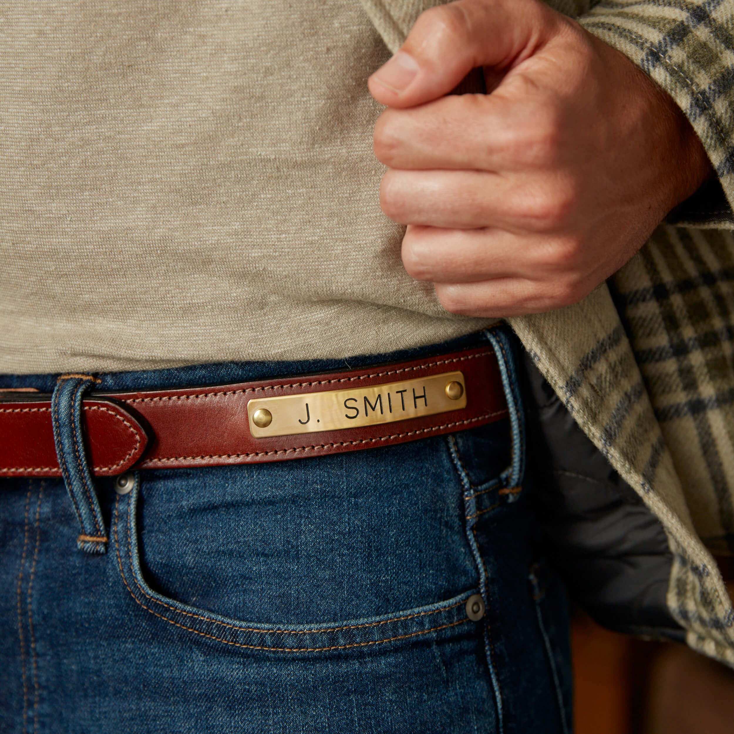 Unstitched Traditional Belt – Clayton & Crume