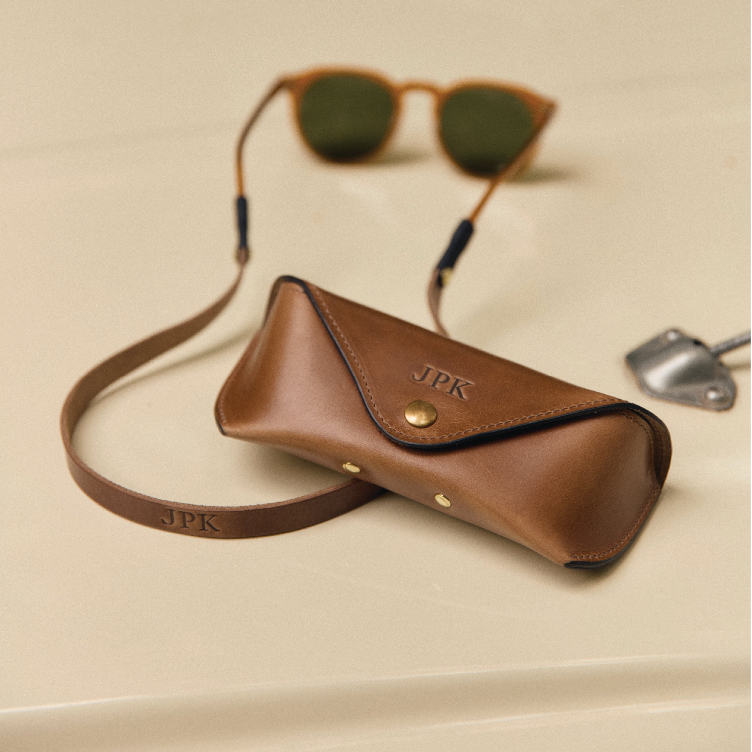 The Leather Sunglass Case – Clayton & Crume