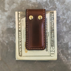 Dark Brown Money Clip
