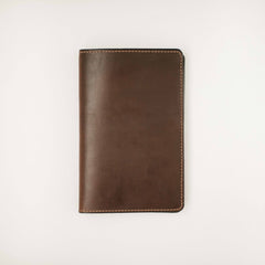 Dark Brown Leather Day Journal