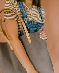 Small Batch Nubuck Lavender Tote