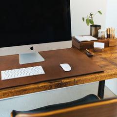 Leather Desk Blotter for Office