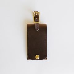 Dark Brown Luggage Tag