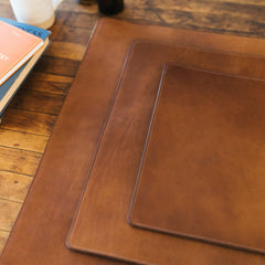 Leather Desk Pads in Three Sizes Clayton and Crume