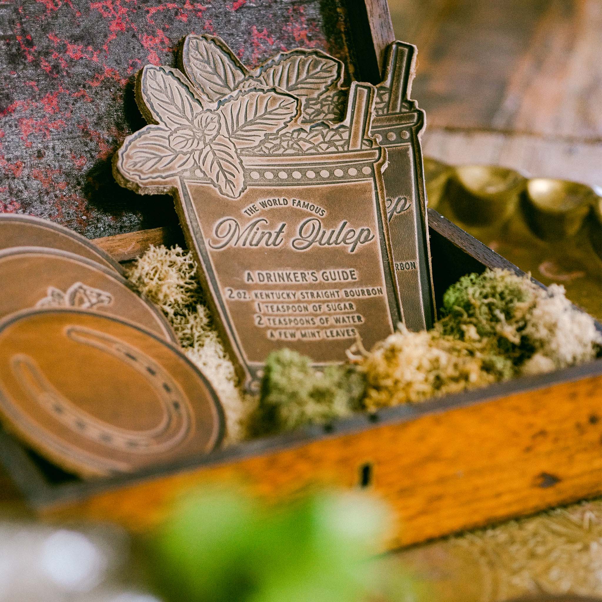 Mint Julep Coasters | Clayton & Crume