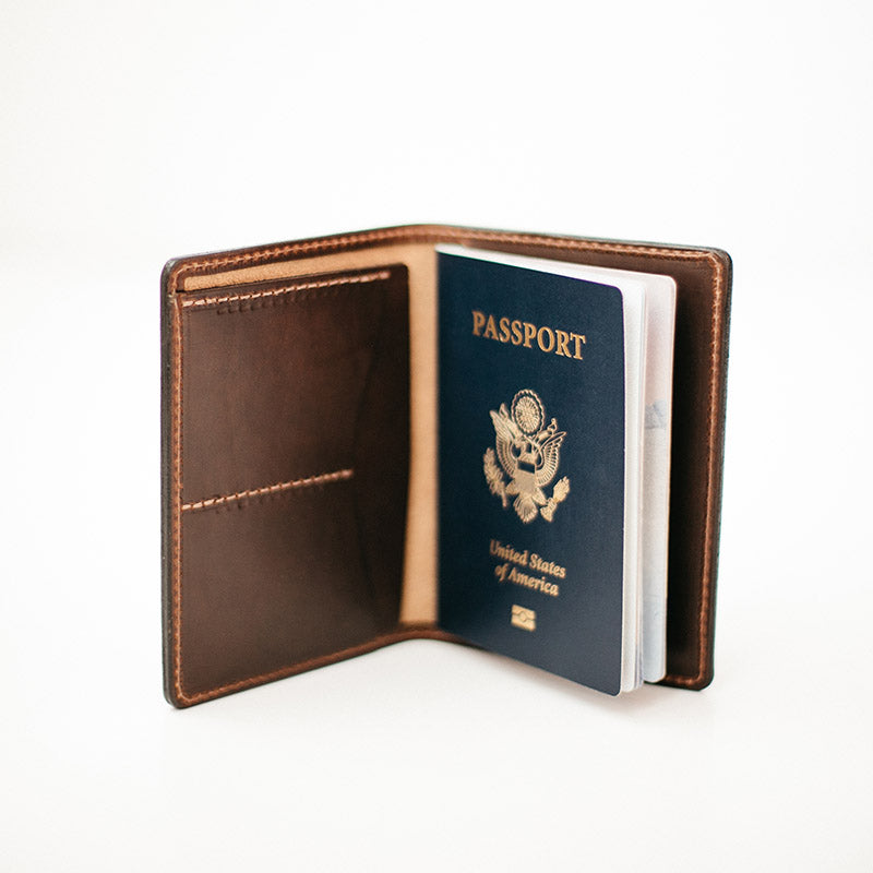 Monogram Passport Cover Personalized Passport Holder for Men