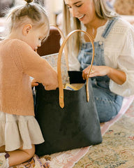 Small Batch Nubuck Navy Tote